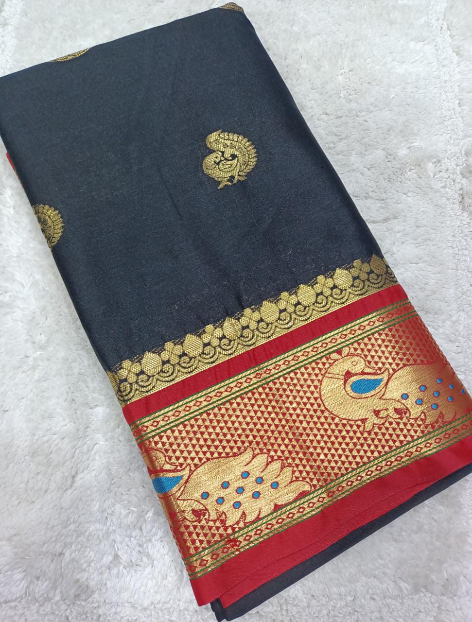  Maharani paithani Designer Cotton Silk Non Catalog Sarees